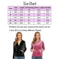 thumbnail image 3 of SHCKE Women's Velour Sweatshirt Hoodies Sweatshirt Zip-Up Hooded Jacket Velour Sport Coat Long Sleeve Velour Tops Jogger Sweatshirt with Pockets, 3 of 7