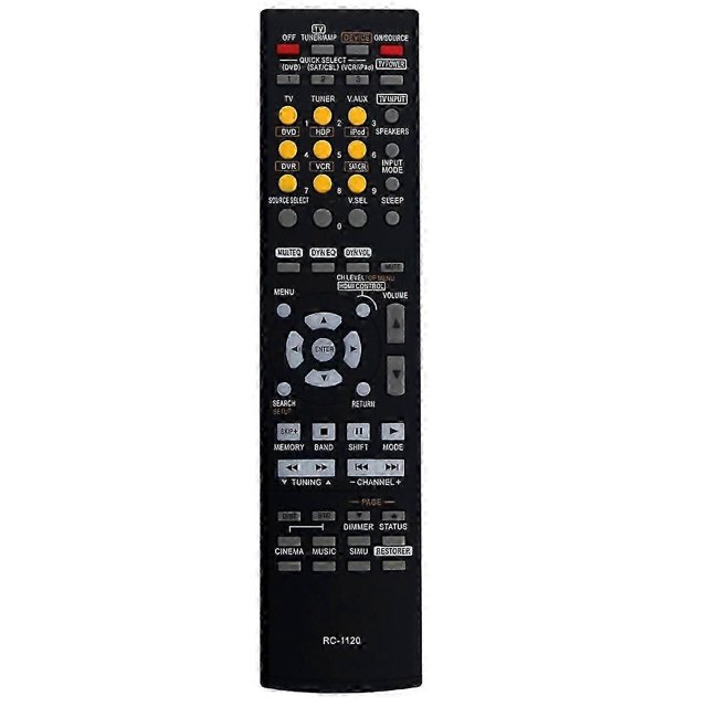 RC-1120 Remote Control for AV Receiver Parts AVR-590 DHT590BA AVR-1610 AVR-1910 AVR1802 AVR2506 AVR2803 AVR3805