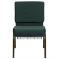 thumbnail image 2 of Bowery Hill Church Stacking Guest Chair in Hunter Green, 2 of 4