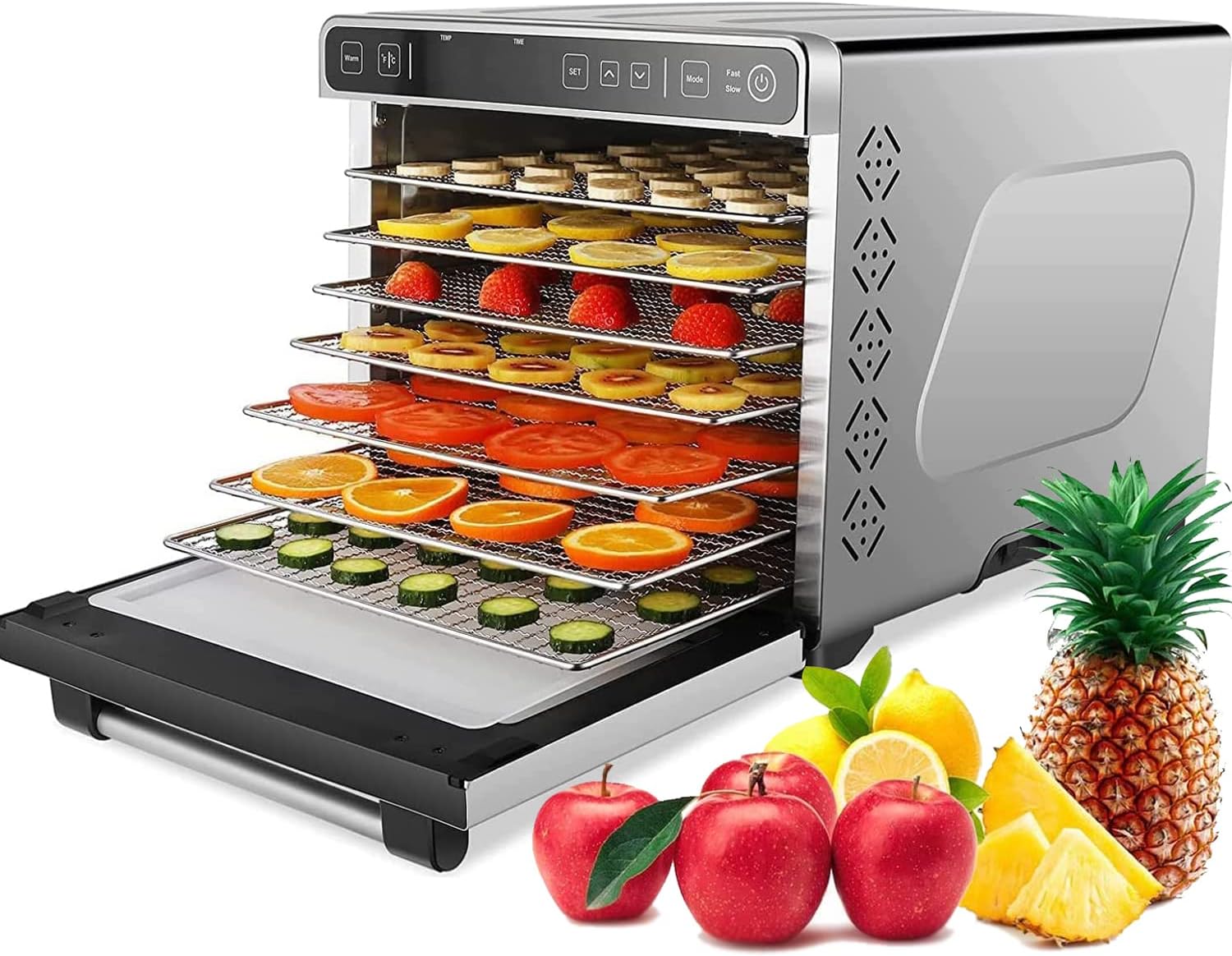 Food Dehydrator Machine,for Beef Jerky,Dried Fruits,Vegetables & Nuts