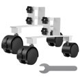 thumbnail image 1 of 2Pcs Feet for Infrared Heaters with Brake Switch  Infrared Heaters Feet Sturdy Bracket Feet Suitable For Free-Standing Infrared Heaters Fits With Frame Infrared Heaters For Office Home, 1 of 11