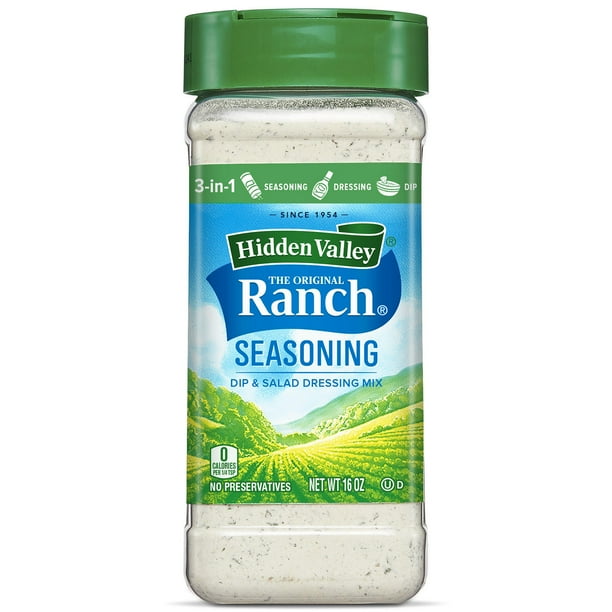 2 PACK Hidden Valley Original Ranch Salad Dressing and Seasoning Mix