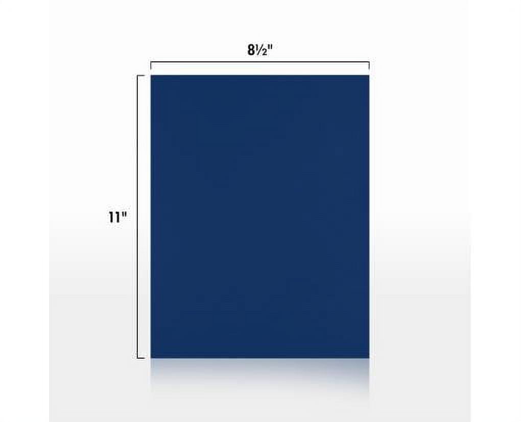 LUXPaper 8.5 x 11 Cardstock, 100 lb. Navy Blue, 50/Pack