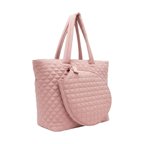 Bolsa de tenis, bolso de mano para raquetas, bolso deportivo multiusos, elegante bolsa de bádminton rosa