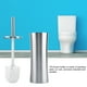 thumbnail image 4 of Herramienta de limpieza de baño de calidad hotelera para uso doméstico Juego de cepillos de baño de acero inoxidable con soporte duradero, 4 of 8