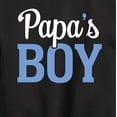thumbnail image 3 of Instant Message - Papas Boy - Toddler & Youth Crewneck Fleece Sweatshirt, 3 of 6