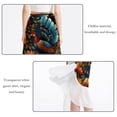 thumbnail image 2 of Thanksgiving Stunning Chiffon Beach Skirt for Women - Beach Skirts for Summer Fun!, 2 of 6