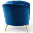thumbnail image 2 of Modway Opportunity Performance Velvet Armchair in Navy, 2 of 8