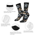 thumbnail image 4 of Fotbe Dogs Calcetas Largas con Estampado para Hombre y Mujer – Calcetas de Compresión Transpirables y Elásticas, Viajar y Uso Diario Talla 5-11, 4 of 6