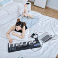 thumbnail image 2 of WORLDE PANDA49 Portable 49-Key USB MIDI Keyboard Controller 8 RGB Colorful Backlit Trigger Pads with USB Cable, 2 of 7