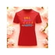 thumbnail image 2 of Playera Blusa Mujer con Frase Positiva Eres Bella Fabulosa y Fuerte Moda Casual Inspiradora Color Rojo Talla Grande Marca Emil SaEs, 2 of 4