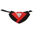 Formal Dog Tuxedo Collar Dog Wedding Bandanas Adjustable Formal Dog
