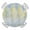 Lemon Yellow, variant on Summer Pineapple Round Tablecloth for 36-44 Inch Tables,Fitted Table Cover with Elastic Edge,Yellow Blue Green Striped Geometric Waterproof Outdoor Table Cloth Protector for Patio Garden Dinner