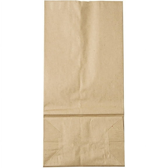 General Supply Paper Bags, Brown, 16 lb, 500 Ct