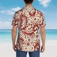 thumbnail image 3 of Lsque Dragons1 pattern Hawaiian Shirt for Men, Unisex Summer Beach Casual Short Sleeve Button Down Shirts-XX-Large, 3 of 9