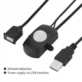 thumbnail image 4 of 2X 5A DC5-24V Mini USB PIR Infrared Motion Sensor Detector Automatic Switch for LED Light Strip (Black), 4 of 6