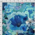 thumbnail image 4 of oneOone Cotton Cambric Blue Fabric Florals Fabric For Sewing Printed Craft Fabric By The Yard 56 Inch Wide, 4 of 5
