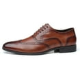 thumbnail image 2 of TIMIFIS Wedding Shoes for Men Cap Toe Lace up Formal Business Tuxedo Shoes ummer, 2 of 6