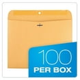 thumbnail image 5 of 9 x 12 Clasp Envelopes, Deeply Gummed Flaps for Permanent Secure Seal, Great for Filing, Storing or Organizing Documents, 28 lb. Brown , Open Side, 100/Box (QUA38090), 5 of 7