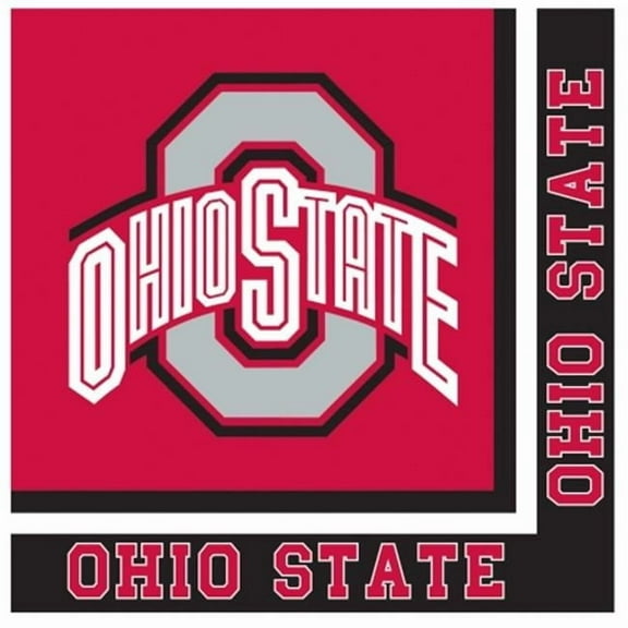 Creative Converting  Ohio State Buckeyes Lunch Napkins