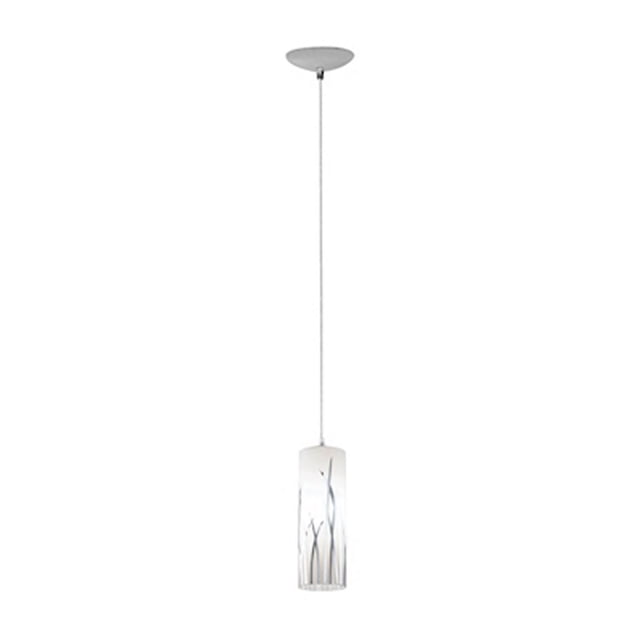 lámpara colgante rivato incandescente 110 x 12.5 cm blanco