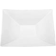 thumbnail image 2 of EcoQuality 128 oz Pearl White Rectangle Plate – Elegant Disposable & Reusable Plastic Plate for Appetizers, Desserts & Snacks – Sturdy, Tableware for Weddings, Parties, Catering & Events (25), 2 of 2