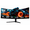 Black, variant on Gawfolk 27 inch Curved Monitor 100hz, PC White Computer Gaming Monitor FHD 1080P, 1800R, Frameless, Built-in Speakers