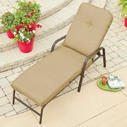 Mainstays Lawson Ridge Cushion Chaise Lounger