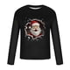 thumbnail image 4 of Blusas y camisas de manga larga con cuello redondo para hombre Blusa de manga larga con cuello redondo y estampado navideño para hombre Blusa de poliéster para hombre, 4 of 4