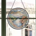 thumbnail image 3 of Norwegian Fjord Stained Glass Suncatcher Window Hanging – Personalized Window Hanging for Travel Lovers, Families, Friends or Couples, Christmas 2025 Keepsake, 3 of 5