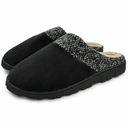 

Slippers for Mens Warm Memory Foam Anti-Slip House Shoes Comfortable Cotton Slippers Home Bedroom Shoes Indoor & Outdoor