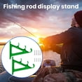 thumbnail image 3 of Fishing Rod Holder High Stability Smooth Edge Wear-resistant Reusable Simple Installation Save Space ABS Fishing Pole Organizer Rack Storage Holder Fishing Supplies, 3 of 7