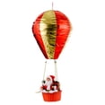 thumbnail image 1 of Matsuzay Navidad Interior Papá Noel Globo de aire caliente Ventana Colgante Techo Adorno colgante Centro comercial Suministros para fiestas Kits de decoración para fiestas, 1 of 6