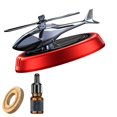 thumbnail image 3 of spellwife Désodorisant Hélicoptère Voiture Bureau Mode Double Fréquence Autorotation Solaire Rouge, 3 of 9