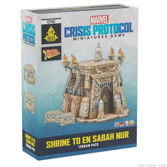Marvel: Crisis Protocol -Shrine to En Sabah Nur Terrain Pack for Ages 14 and up, from Asmodee