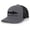 Charcoal/Black, variant on Scenic Trout Mens Embroidered Mesh Back Trucker Hat Baseball Cap, Charcoal/White