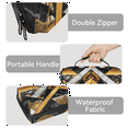 thumbnail image 4 of Herdesigns Gold Black Marble Geometric Carrying Case for Nintendo Switch 2 with 20 Game Card Slots, Portable Travel Carry Case for Accessories and Console, 4 of 8