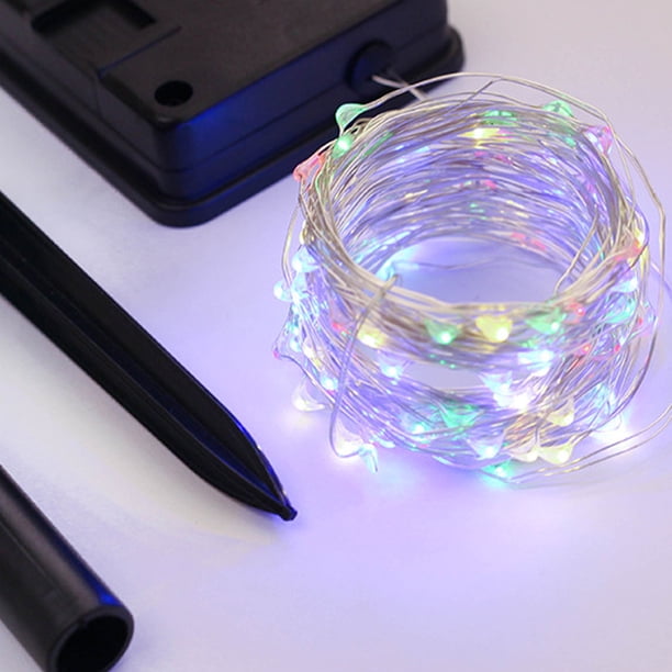 Guirnalda de luces con energía solar, guirnalda de luces para bodas al aire libre, decoraciones de temporada
