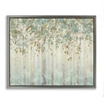 thumbnail image 5 of Stupell Industries Abstract Forest Leaves Trees Blue Tan Soft Painting Luster Gray Framed Floating Canvas Wall Art, 24x30, by James Wiens, 5 of 5