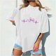 thumbnail image 2 of Camiseta informal de manga corta con cuello redondo y estampado para mujer Pompotops  hkajfhjk461483, 2 of 4