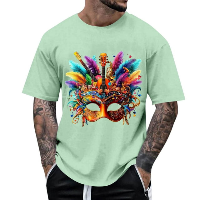Tops para hombre, blusas y camisas de manga corta con cuello redondo para hombre, camisetas casuales con estampado de moda para hombre, blusa de manga corta, blusa de poliéster para hombre.