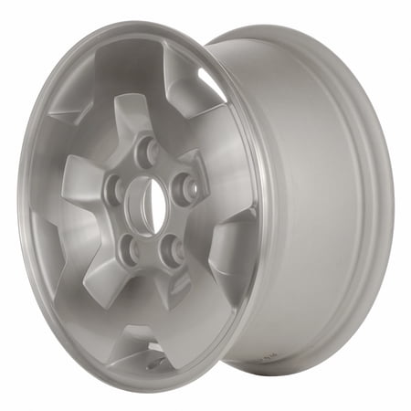 Kai Aluminum Alloy 15 X 7 Reconditioned OEM Wheel  Machined and Medium Silver Sparkle  Fits 1994 - 2004 Chevrolet S10 Pickup