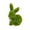 Z1_C, variant on Green Flocked Bunny, Ngxiha 1Pc Flocked Easter Bunny Figurine Ed Rabbit Imitated Rabbit Crafts Easter Decorations, Fuzzy Moss Decor Green Grass Bunnies