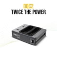 thumbnail image 2 of Cargador de batería Deity DQC2 Smart de 2 bahías con batería S-95 negro, 2 of 7