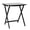 Black, variant on PJ Wood 5 Pack XL Oversize Tray Table Set for Living Room or Kitchen, White