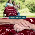 thumbnail image 5 of PAVILIA Get Well Soon Gifts for Women Men, Sympathy Blanket Inspirational Thoughtful Gift, Soft Fleece Healing Blanket Surgery Wellness Comfort, Hug Love Throw Gift Cancer Chemo Patients, 50x60 Red, 5 of 7