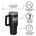 thumbnail image 4 of OBREWU Best Dad Tumbler with Handle and Lid,40oz Best Dad Double Wall Vacuum Insulated Tumbler,Best Dad Cups Gift for Women and Men, 4 of 7