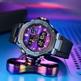 thumbnail image 6 of SMAEL 8066 Top Brand Sport Men Watch Led Light Dual Display Student Wristwatch Male Military Alloy Case Stopwatch Watches, 6 of 11
