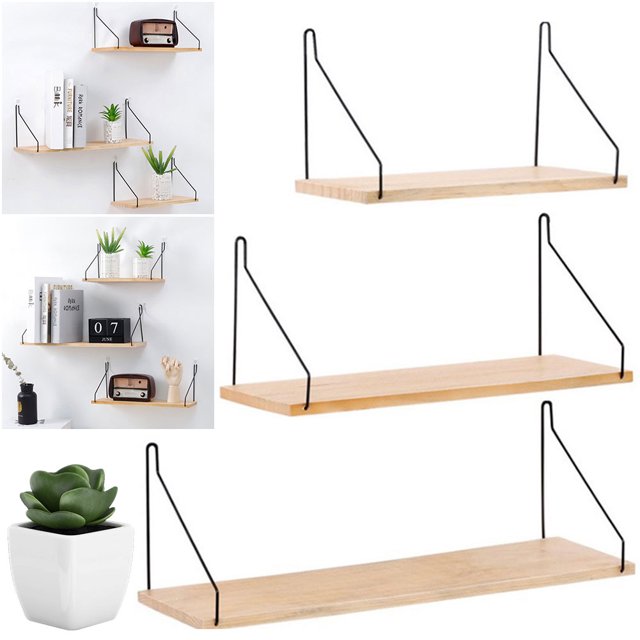 Estante Pared Flotante Almacenamiento Multifunción para Balcón Y Comedor