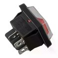 thumbnail image 2 of High Quality Rocker Switch Power Button 16A 250V 37*30*33mm 4 Pins ON/OFF Switch With Light Power ON/OFF Device, 2 of 5